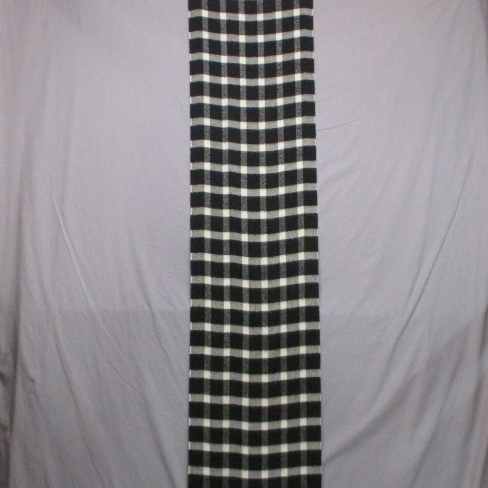 V. FRAAS Cashmink Plaid Scarf Acrylic Made in‎ Germany Black Women Size | O/S